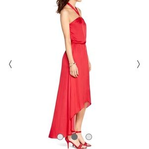 WHBM Hi Low Waisted Halter Dress